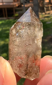 Smoky Quartz with Moving Bubble