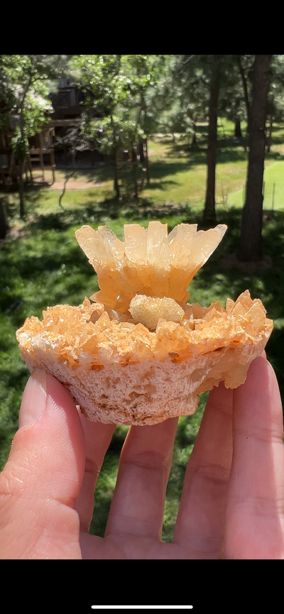 Calcite Flower Scepter