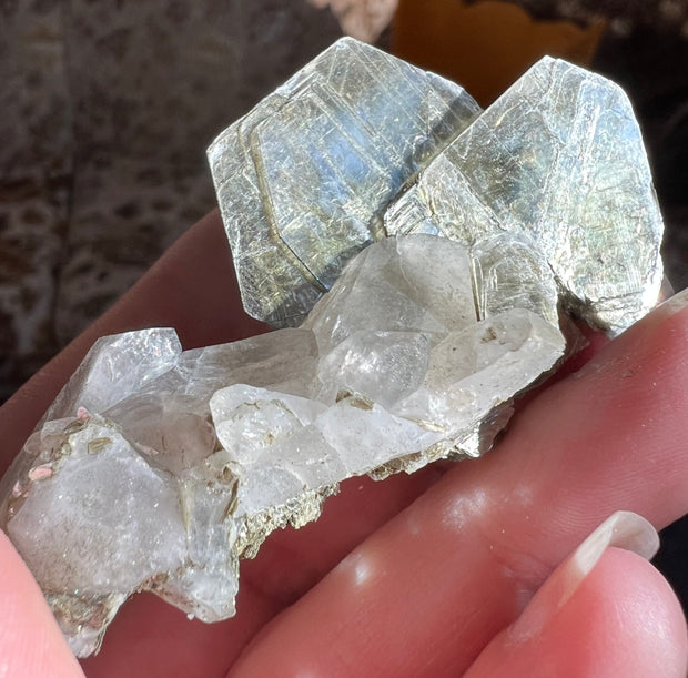 Muscovite on Quartz