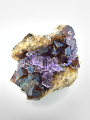 Bi-Color Fluorite on Matrix